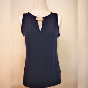 Michael Kors Navy Blue Top